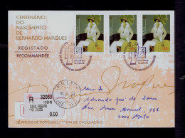 Sp10625 PORTUGAL "BERNARDO MARQUES" 1888-1998 Peinture Paintings (3x) Arts (without Name 1922) Scarce-mailed - Autres & Non Classés