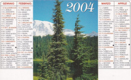 Calendarietto - Anno 2004 - Formato Piccolo : 2001-...