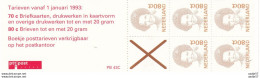 Nederland NVPH PB43c En 43d Crouwel 1994 MNH ** - Booklets & Coils