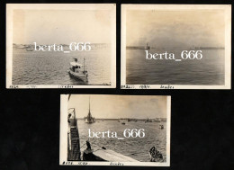Fotografias Antigas * Porto De Leixões * 1911 * Portugal Boats Real Photos - Bateaux