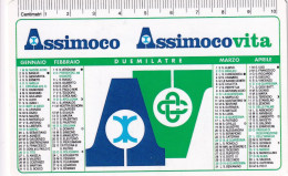 Calendarietto - Assimico Vita - Anno 2003 - Formato Piccolo : 2001-...