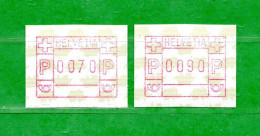 SUISSE Svizzera ** 2001 -  FRAMA - ATM. - Zum. 9x.  Mi. 5x.  MNH** - Automatic Stamps