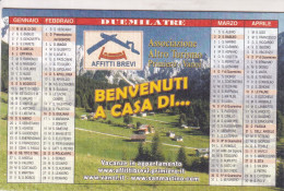 Calendarietto - Associazione Altro Turismo - Primiero - Vanoi - Anno 2003 - Tamaño Pequeño : 2001-...