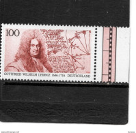 ALLEMAGNE 1996 Leibniz Philosophe Yvert 1697, Michel 1865  NEUF**MNH - Unused Stamps