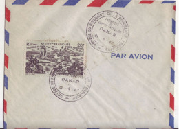 Europe - France Colonies - Marcophilie - AOF Dakar - Voyage Du Président De La République 21-04-47 - 7686 - Usati