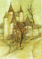 CPM - R - CANTAL - CHATEAU DE VAL - PEINTURE DE MICHEL DE GALLARD - ETE 1999 - Sonstige & Ohne Zuordnung