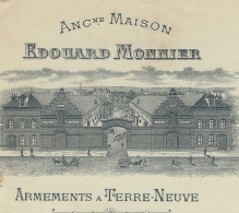 1916 NAVIGATION ARMEMENTS à TERRE NEUVE  ANQUETIL ET MONNIER à Fecamp Pour Gournay En Bray (Seine Maritime) V.HISTORIQUE - 1900 – 1949