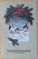 Schweiz Suisse Pro Juventute 1916: Neujahrskarte Mit Zu WI 5 Mi 131 Yv 152 Mit ⊙ ST.GALLEN 28.XII.16 (Zu CHF 30.00) - Brieven En Documenten