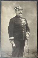 Carte Photo  Soldat Ancienne  Militaire Médailles Montélimar Drôme à Identifier - War, Military