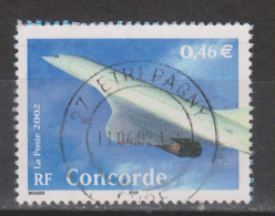 Yvert 3471 Cachet Rond Avion Le Concorde - Gebruikt