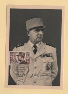 Carte Maximum - N°920 - De Lattre De Tassigny - 1950-1959