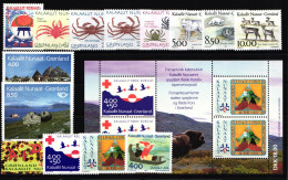 Dänemark Grönland Jahrgang 1993 Mit 230-242 Postfrisch #KG469 - Sonstige & Ohne Zuordnung