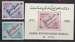 Afganistan Correo Yvert 693/4 + Hb 33 ** Mnh  Astro - Afghanistan