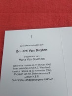Doodsprentje Eduard Van Buyten / Hamme 11/2/1909 - 22/11/2005 ( Maria Van Goethem ) - Religion & Esotericism