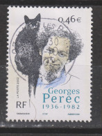 Yvert 3518 Cachet Rond Perec Chat - Used Stamps