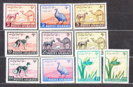 Afganistan Correo Yvert 520/9 ** Mnh  Fauna - Afghanistan