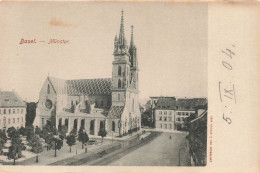 SUISSE -  Basel - Vue Sur La Cathédrale Münster - Carte Postale Ancienne - Basilea