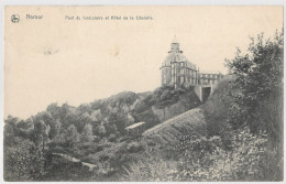 CPA CARTE POSTALE BELGIQUE NAMUR PONT DU FUNICULAIRE ET HÔTEL DE LA CITADELLE 1907 - Autres & Non Classés