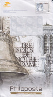 Enveloppe Entier International  250g  Catalogue Philaposte Trésors De Notre Dame Mars-mai 2023 - Pseudo-officiële  Postwaardestukken