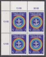 1983 , Mi 1751 ** (3) - 4er Block Postfrisch -  Österreichischer Katholikentag - Ungebraucht