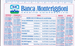 Calendarietto - Banca Monteriggioni - Anno 2003 - Petit Format : 2001-...