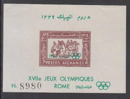 Afganistan Yvert Hojas 2 * Mh  Olimpiadas De Roma - Afghanistan