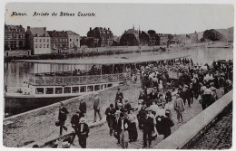 CPA CARTE POSTALE BELGIQUE NAMUR ARRIVEE DU BATEAU TOURISTE 1909 - Autres & Non Classés