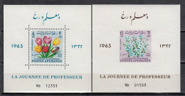 Afganistan Yvert Hojas 41A/B ** Mnh  Flores - Afganistán