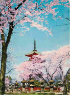 Japon - Tokyo - Cherry At Ueno-Toshogu - Cerisiers En Fleurs - Nippon - Japan - CPM - Voir Timbre - Voir Scans Recto-Ver - Tokio