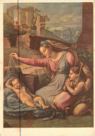 Art - Peinture Religieuse - Raphael Sanzio - La Vierge Au Voile Au Diadème Bleu - Musée Du Louvre De Paris - CPM - Voir  - Gemälde, Glasmalereien & Statuen