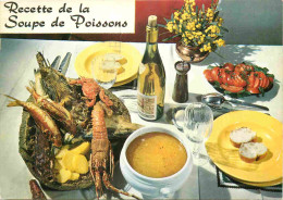 Recettes De Cuisine - Soupe De Poissons - Gastronomie - CPM - Voir Scans Recto-Verso - Ricette Di Cucina
