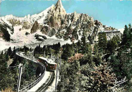 Trains - Chamonix-Mont Blanc - Le Train Du Montenvers Et L'aiguille Du Dru - Editeur Jansol - CPM - Voir Scans Recto-Ver - Trains