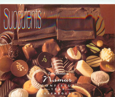 Recettes De Cuisine - Chocolats - Namur, Artisan-Chocolatier - Carte Publicitaire - Carte Neuve - Gastronomie - CPM - Vo - Recipes (cooking)