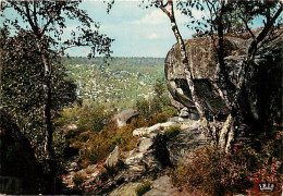 77 - Fontainebleau - Forêt De Fontainebleau - Aux Gorges De Franchard - La Roche De Jean Goujon - Echappée Sur Les Gorge - Fontainebleau