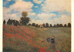 Art - Peinture - Claude Monet - Les Coquelicots - Musée Du Louvre - CPM - Voir Scans Recto-Verso - Malerei & Gemälde