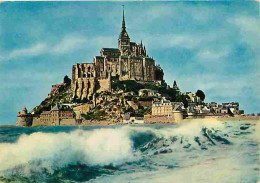 50 - Le Mont Saint Michel - Vue Générale - Effet De Vagues - Carte Neuve - CPM - Voir Scans Recto-Verso - Le Mont Saint Michel