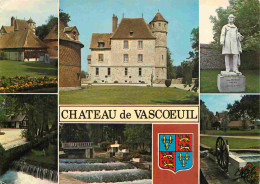 27 - Vascoeuil - Le Château - Multivues - Blasons - CPM - Voir Scans Recto-Verso - Autres & Non Classés