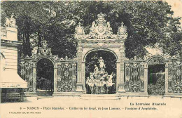 54 - Nancy - Place Stanislas - Grilles En Fer Forgé De Jean Lamour - CPA - Voir Scans Recto-Verso - Nancy