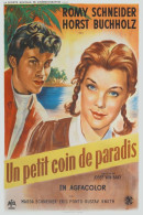 Cinema - Un Petit Coin De Paradis - Romy Schneider - Horst Buchholz - Illustration Vintage - Affiche De Film - CPM - Car - Affiches Sur Carte