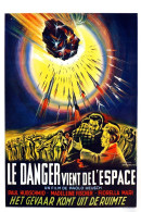 Cinema - Le Danger Vient De L'espace - Illustration Vintage - Affiche De Film - CPM - Carte Neuve - Voir Scans Recto-Ver - Posters On Cards