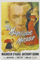 Cinema - The Magnificient Matador - Maureen O'Hara - Anthony Quinn - Illustration Vintage - Affiche De Film - CPM - Cart - Posters On Cards