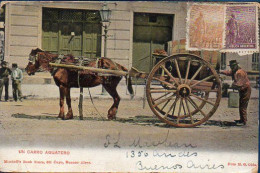 Argentina, Buenos Aires, 1914, Aguatero (peddler), Used Postcard  (212) - Argentinien