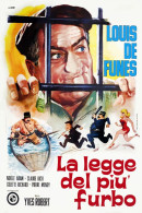 Cinema - Le Legge Del Piu Furbo - Louis De Funes - Illustration Vintage - Affiche De Film - CPM - Carte Neuve - Voir Sca - Plakate Auf Karten