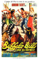 Cinema - Buffalo Bill - Gordon Scott - Indiens - Illustration Vintage - Affiche De Film - CPM - Carte Neuve - Voir Scans - Plakate Auf Karten