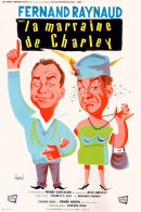 Cinema - La Marraine De Charley - Fernand Raynaud - Illustration Vintage - Affiche De Film - CPM - Carte Neuve - Voir Sc - Affiches Sur Carte