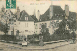 58 - Cosne Cours Sur Loire - Square Gambon - Animée - CPA - Oblitération De 1911 - Voir Scans Recto-Verso - Cosne Cours Sur Loire