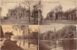 LA VARENNE CHENNEVIERES LA MAIRIE ECOLE + EGLISE + LE QUAI + ENSEMBLE DE L'ILE D'AMOUR - Chennevieres Sur Marne