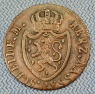 Nassau • 1/4 Kreuzer 1817  • Wilhelm • Var. 8 • German States • [24-814] - Groschen & Andere Kleinmünzen