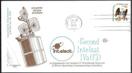 US Space Cover 1976. Satellite "Intelsat 4A F-2" Launch - Etats-Unis