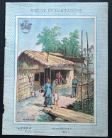 Protege Cahier XIXe - Moeurs Et Habitations - LA PAILLOTE - Book Covers